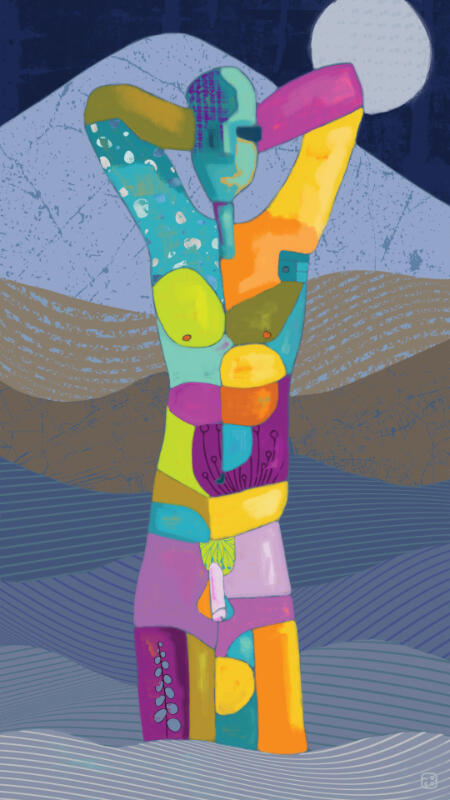 moonlight skinny dipping