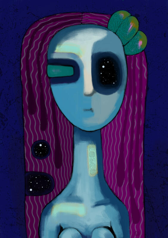 astral mermaid by Fabriziobeyndstudio